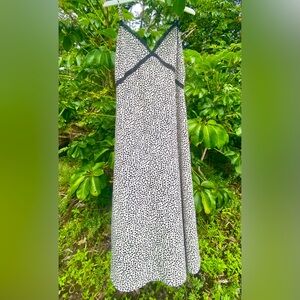 India Made “River Island” Cheetah Heart Slip Midi Dress